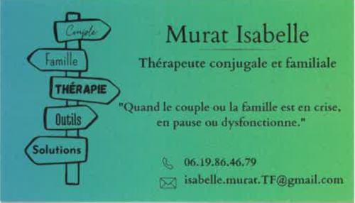 Isabelle Murat – Thérapeute familiale et conjugale